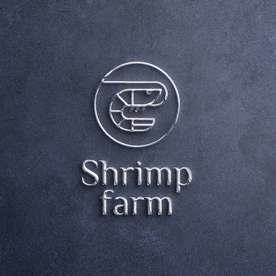 Розробка бренду Shrimp Farm, лого, логотип, бренд, тарт